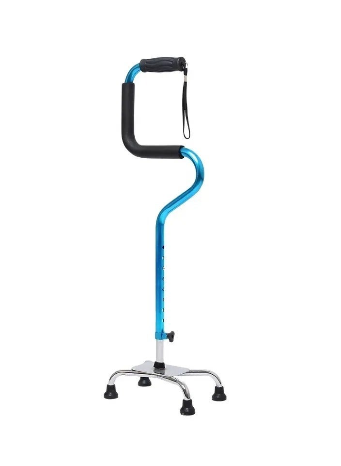 Ultra Light Retractable Aluminum Four-Legged Walking Sticks Cane - Image 1