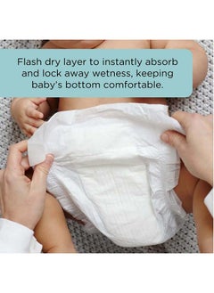 Kit & Kin KIT & KIN Baby Diapers For New Born 2-5Kg, Size 1, (Pack of  38) | Flash Dry Superior Leak Protection, Disposable Diapers | Hypoallergenic Skin Protection Diapers for Baby  - Image 4