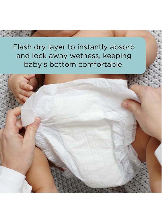 Kit & Kin - KIT & KIN Baby Diapers For New Born 2-5Kg, Size 1, (Pack of  38) | Flash Dry Superior Leak Protection, Disposable Diapers | Hypoallergenic Skin Protection Diapers for Baby - Image 1