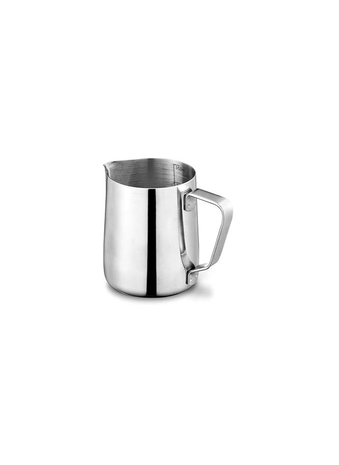 Milk jug stainless steel milk pitcher, milk frothing jug for making coffee cappuccino (350ml) - pzsku/Z8D05F2A90327EB2309D3Z/45/_/1729952919/8f3649cc-264a-4fe6-9a7e-ec4f57f7d481