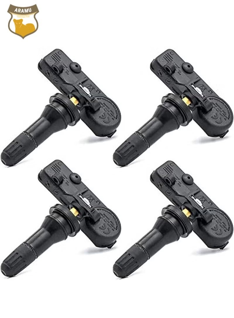 Aramu TPMS Sensor,433Mhz Tire Pressure Monitoring Sensor Fit for Chrysler Jeep Dodge Ram Replace# 56029398AB(4-Pack)  - Image 1