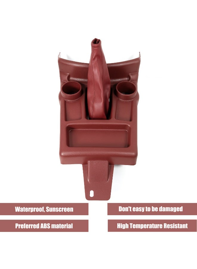 Toyota Hilux Center Console Box with Gear Cover ABS Plastic, Dual Cup Holders, Storage Organizer, Easy Installation, Durable Interior Accessory Compatible with Toyota Hilux Pickup, 44*32CM - Image 5