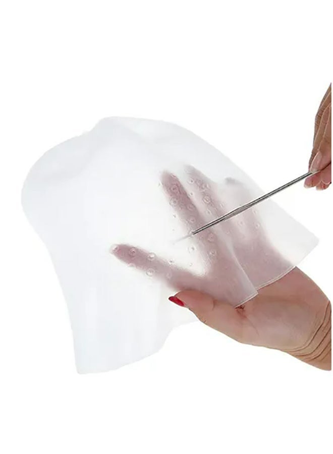 Haifly Reusable Silicone Hair Staining Cap White - Image 3