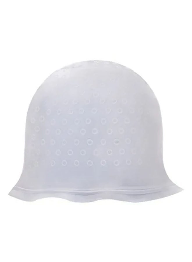 Haifly Reusable Silicone Hair Staining Cap White - Image 1