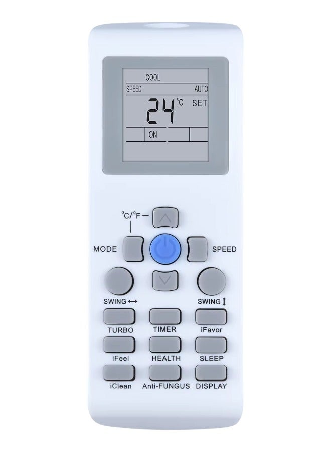 SBANO YKR-P/001E Replace AC Remote Controller Compatible with AUX/York Mini Split Air Conditioner Sub A/C Remote YKR-P/002E YKRP/002E YKR-P/003E ASW-H12A2INV