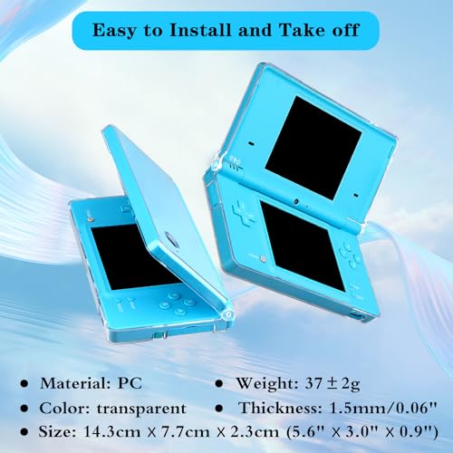 OSTENT Hard Crystal Case Clear Skin Cover Shell for Nintendo DSi NDSi - Image 3