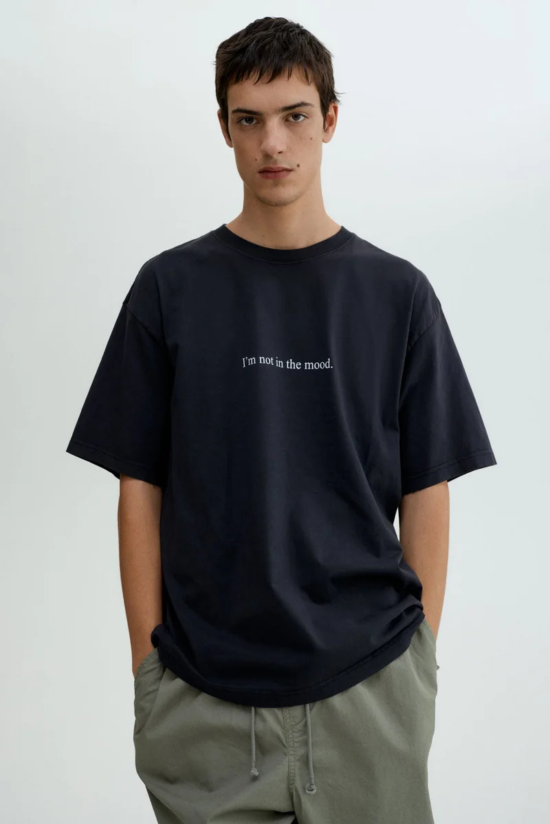 H&M Relaxed Fit Cotton T-shirt