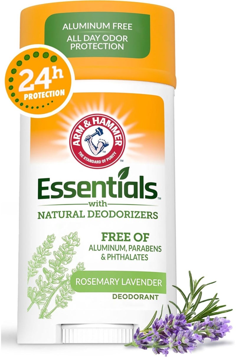 Essentials with NAtural Deodorizers Free of Aluminium, Parabens & Phthalates Rosemary Lavender Deodorant 71g