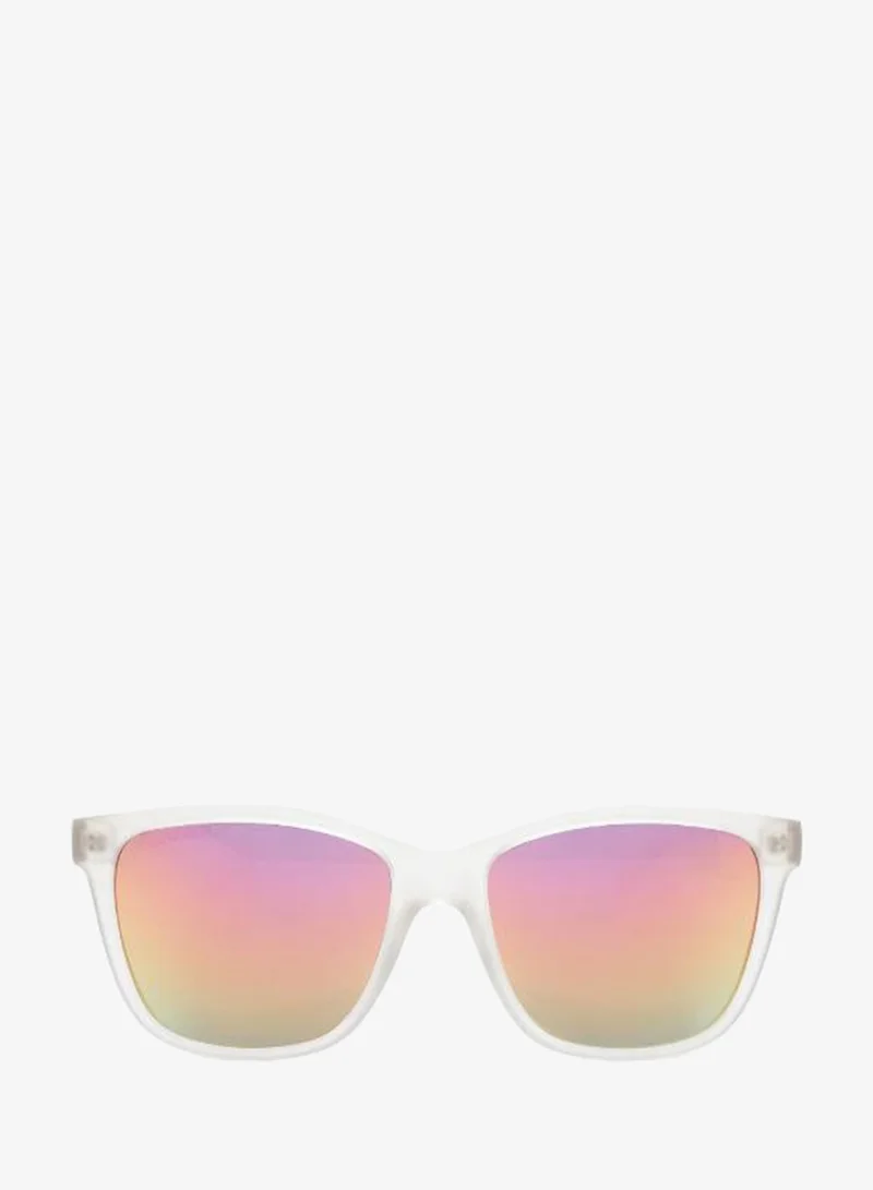 fastrack UV Protection Sunglasses White Frame Purple Mirror Lens 56mm  - P428PL14V
