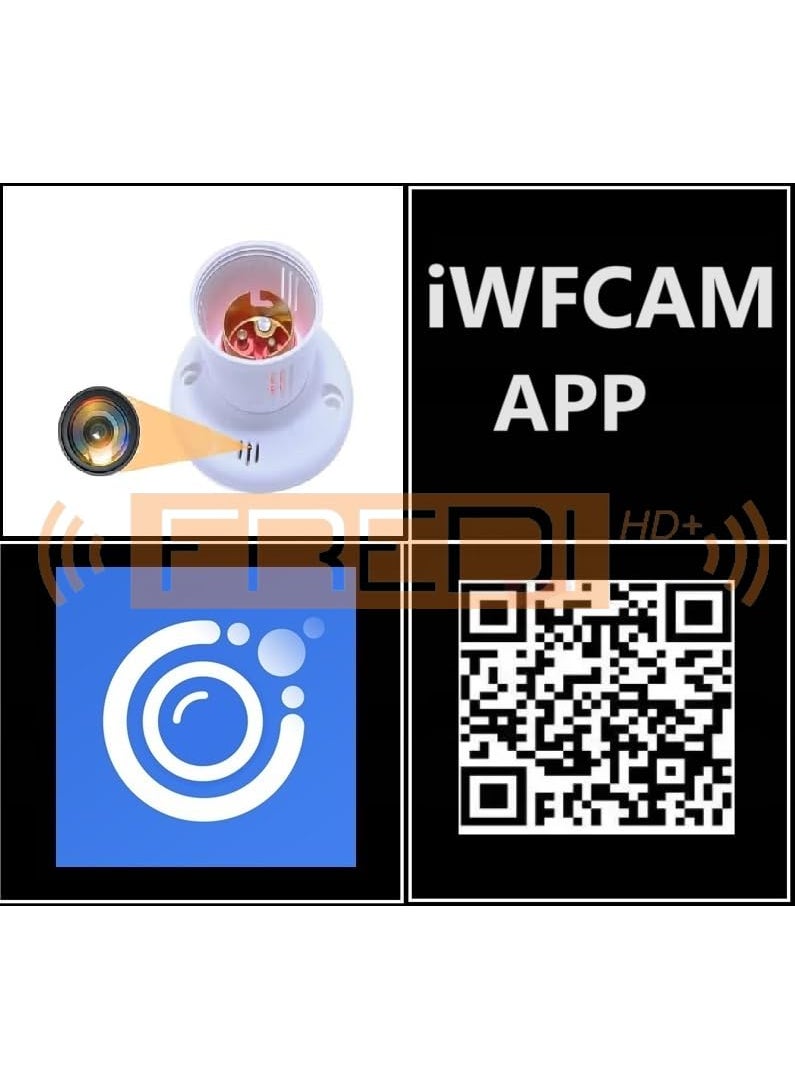 FREDI HD PLUS - FREDI HD PLUS WiFi Holder Camera 1080p Hd Clarity Watch Live View Recording Hidden Camera Supported 32GB Sd Card Secret Nanny Cam Indoor Security Camera iWFCam APP - Image 1