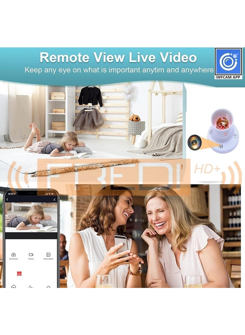 FREDI HD PLUS - FREDI HD PLUS WiFi Holder Camera 1080p Hd Clarity Watch Live View Recording Hidden Camera Supported 32GB Sd Card Secret Nanny Cam Indoor Security Camera iWFCam APP - Image 1