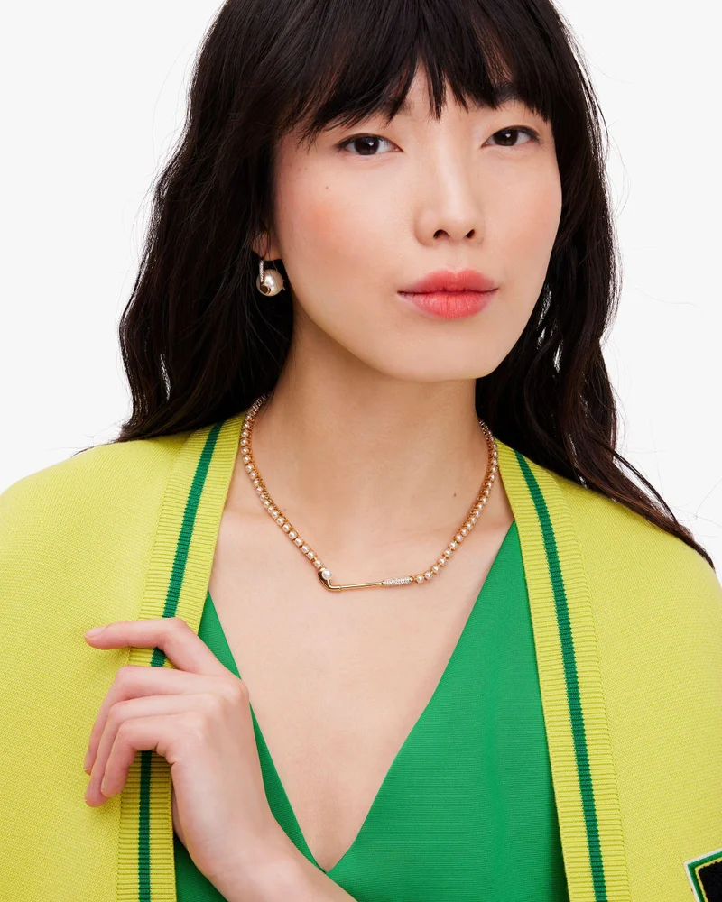 Kate Spade Hole In One Club Tennis Necklace