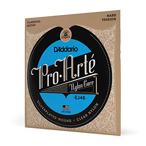 D'Addario EJ46 Pro Arte Hard Clear Classical Guitar Strings (Multicolor) - Image 1