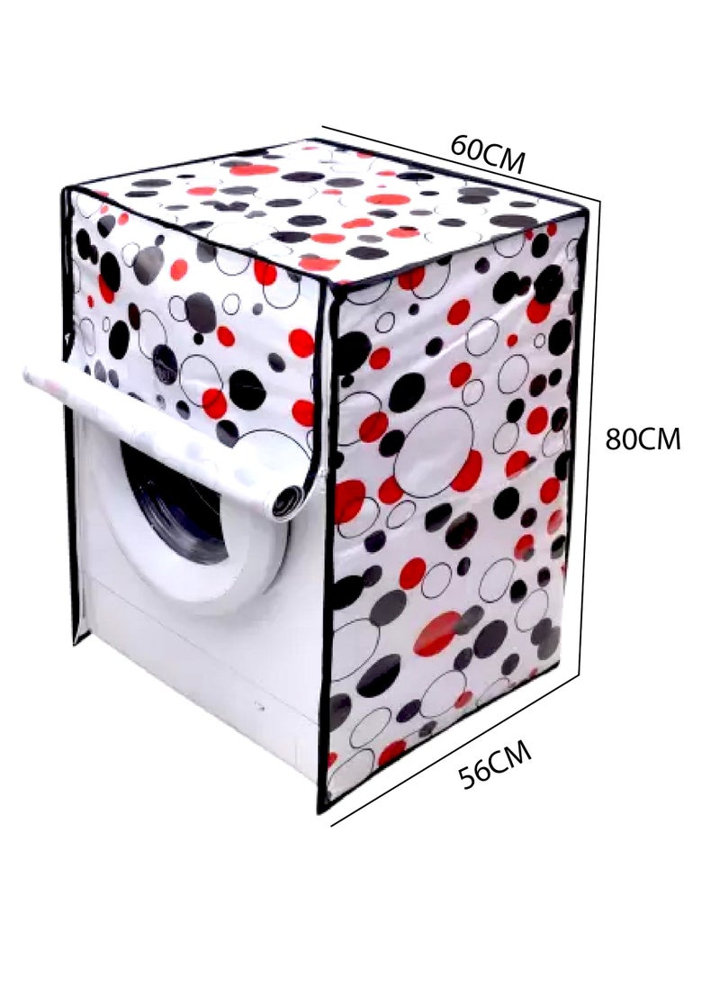 Generic - Superb Home Collection PVC Waterproof Washing Machine Cover for Fully Automatic Machine,(23.6 X 22 X 31.50 Inch) White - Image 1