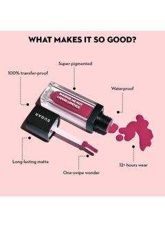 SUGAR Cosmetics Smudge Me Not Liquid Lipstick14 Teak Mystique (Warm Brown) Intensely Pigmented Liquid Matte Finish, Longwearing Formula, Smudgeproof  - Image 3