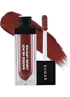 SUGAR Cosmetics Smudge Me Not Liquid Lipstick14 Teak Mystique (Warm Brown) Intensely Pigmented Liquid Matte Finish, Longwearing Formula, Smudgeproof  - Image 1