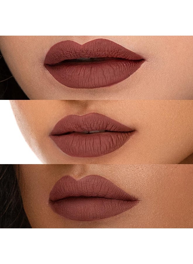 SUGAR Cosmetics - Smudge Me Not Liquid Lipstick14 Teak Mystique (Warm Brown) Intensely Pigmented Liquid Matte Finish, Longwearing Formula, Smudgeproof - Image 1
