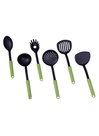 6Pcs Kitchen Utensils Spoon Set | Non-Stick Utensils Set | Non-Toxic Heat Resistant | Soft Nylon Utensils Set | Ladle, Skimmer, Spoon, Turners, Pasta Server Set | Baking or Cooking | BC312 - pzsku/Z8D06AACBFF032C86D6A0Z/45/_/1739789545/d3083b63-1220-4dd4-bdb2-c5354c904f2e