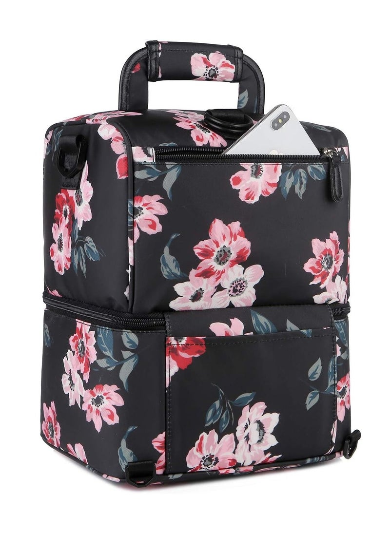 Gonice - Breast Pump Bag Backpack Cooler Bag and Moistureproof Lunch Bag Double Layer for Work Moms - Image 1