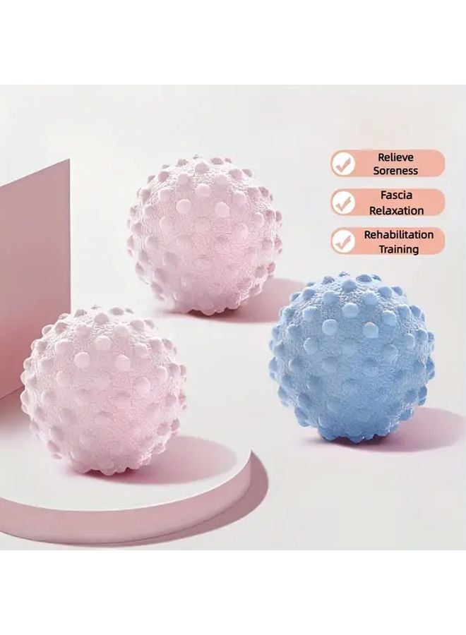 كرة تدليك الفاشيا السوداء ذات النقاط البارزة لتخفيف العضلات - لياقة صالة الألعاب الرياضية المنزلية - Image 5