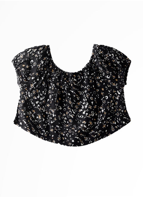 Sunny Sprints: Girls' Comfy Crepe Blouses Breezy Style & Playful Adventures