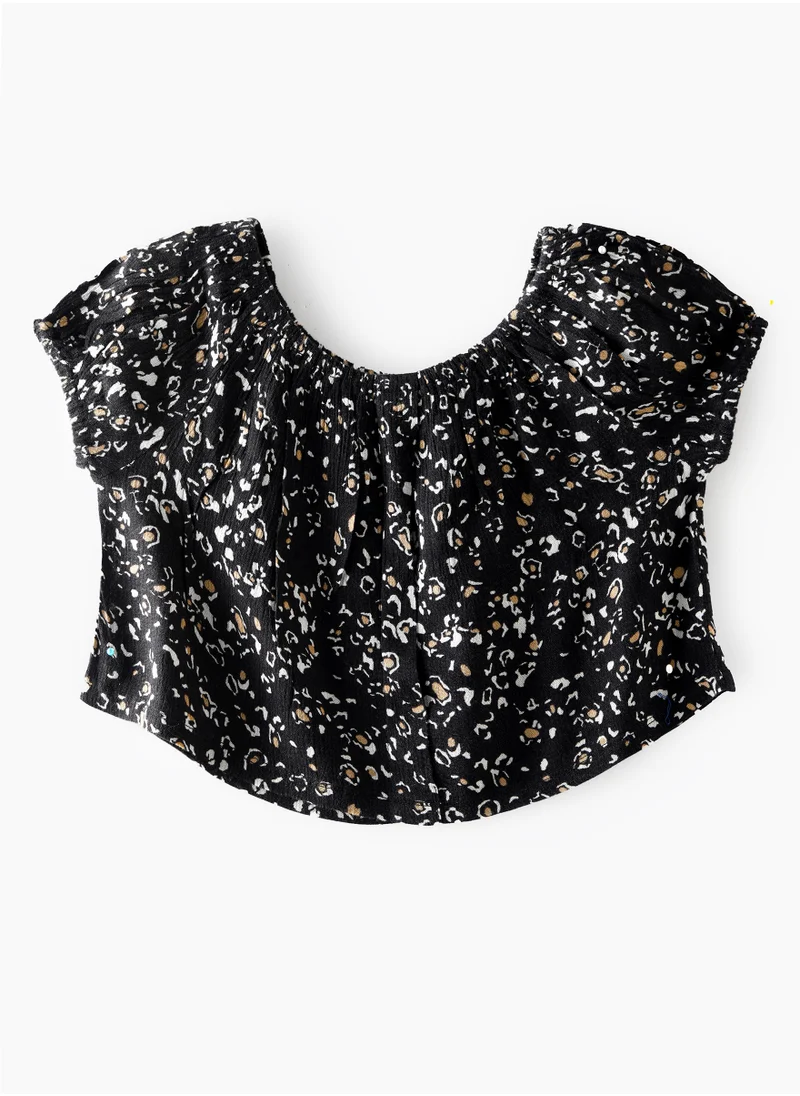 Jelliene Sunny Sprints: Girls' Comfy Crepe Blouses Breezy Style & Playful Adventures