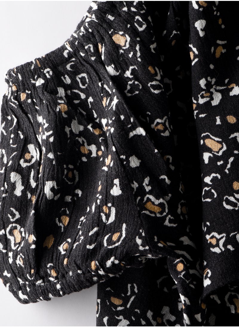 Jelliene Sunny Sprints: Girls' Comfy Crepe Blouses Breezy Style & Playful Adventures  - Image 4
