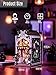 Hands Craft Kuromi Spooky House DIY Book Nook Kit Official Sanrio Miniature Shelf Insert with Touch LED 283Piece 3D Puzzle for Adults Teens Playful Enchanting Dcor - Image 4