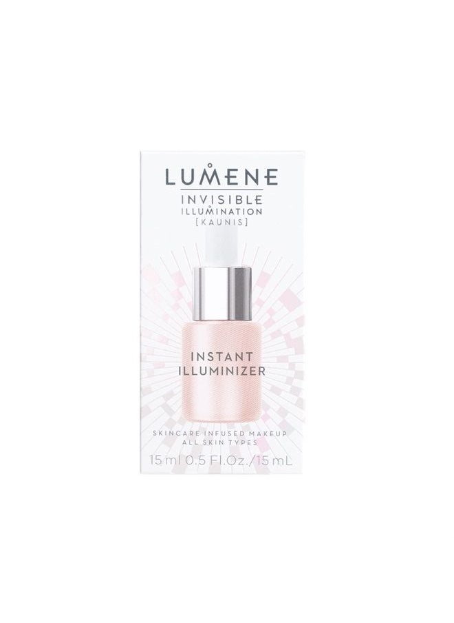 Lumene - Invisible Illumination Instant Illuminizer Golden Hour - Lightweight Hydrating Liquid Highlighter - Glowing Skin Makeup Highlighter for a Natural Radiance - Highlight Illuminator (0.5 Fl Oz) - Image 1