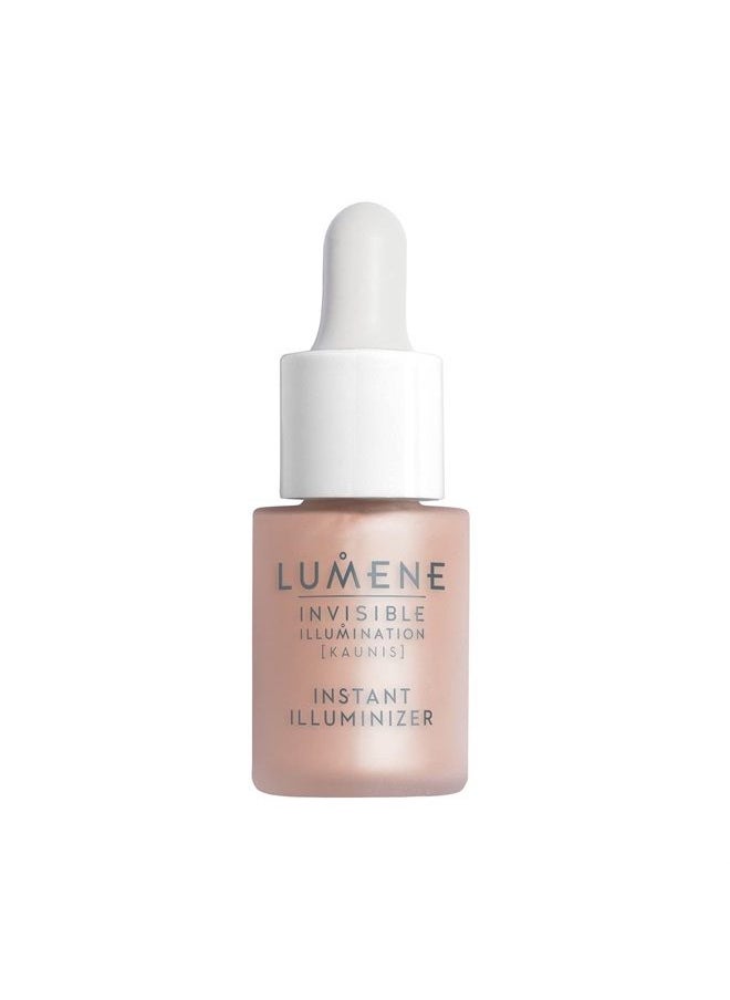 Lumene - Invisible Illumination Instant Illuminizer Golden Hour - Lightweight Hydrating Liquid Highlighter - Glowing Skin Makeup Highlighter for a Natural Radiance - Highlight Illuminator (0.5 Fl Oz) - Image 1