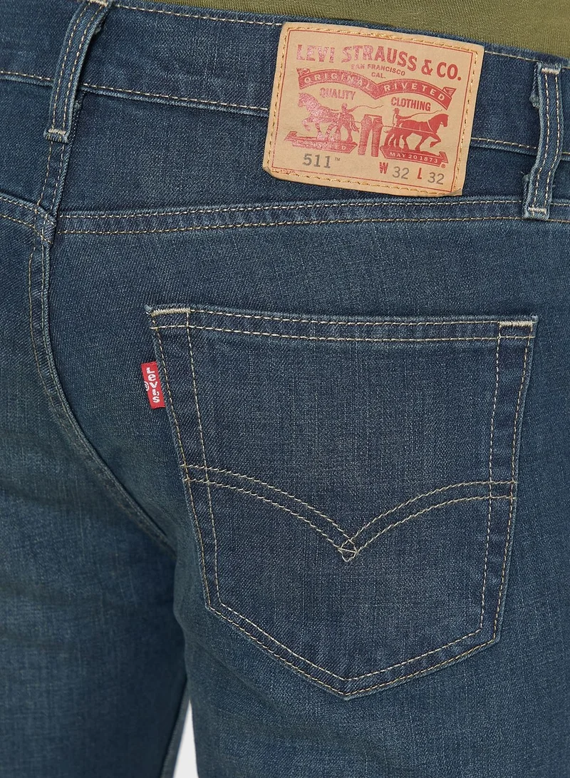 Levi's  Dark Wash Slim Fit Jeans for Men | Best Price UAE