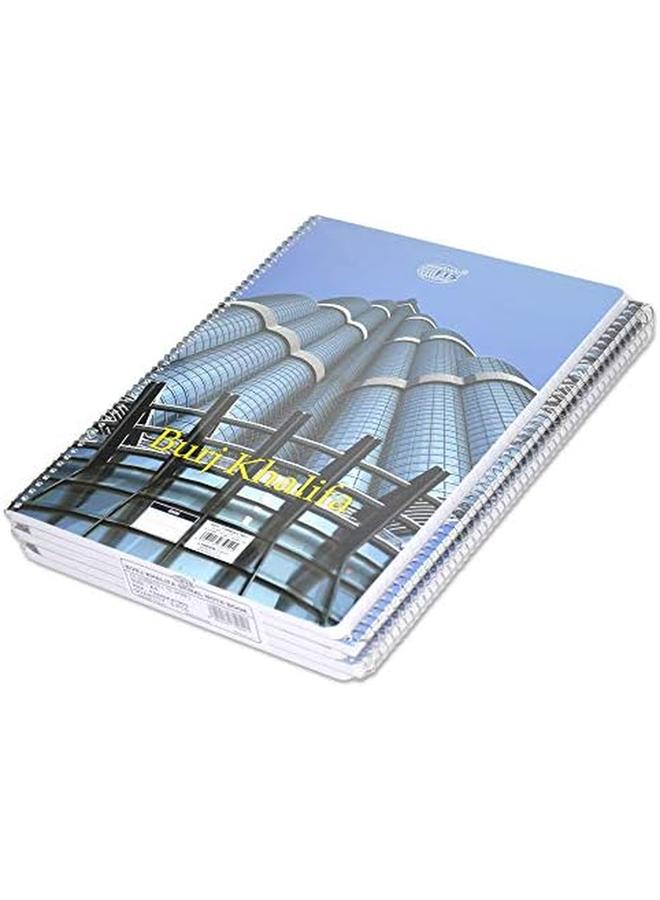 إف اي أس  Fsnba41903 70 جرامًا للمتر المربع 8 مم دفتر برج خليفة الحلزوني 5 قطع 70 ورقة مقاس A4 - Image 2