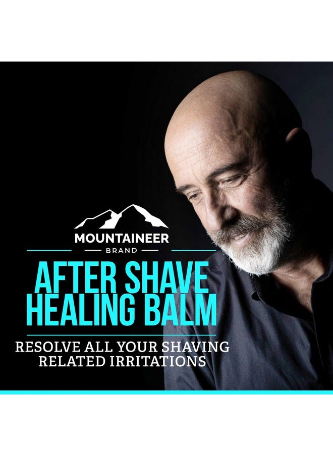 mountaineer brand All Natural Bald Head Moisturizer And After Shave Balm Bald Head Care For Men Nongreasy Scalp And Face Lotion Refreshing Natural Scent Made In Usa Protect 2Oz  - Image 3
