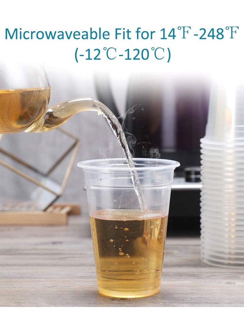 150 Pack 16 oz Clear Plastic Cups - Image 2
