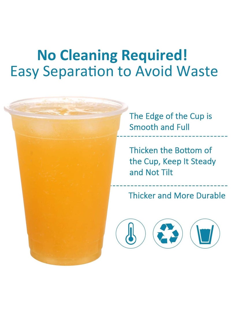 150 Pack 16 oz Clear Plastic Cups - Image 3