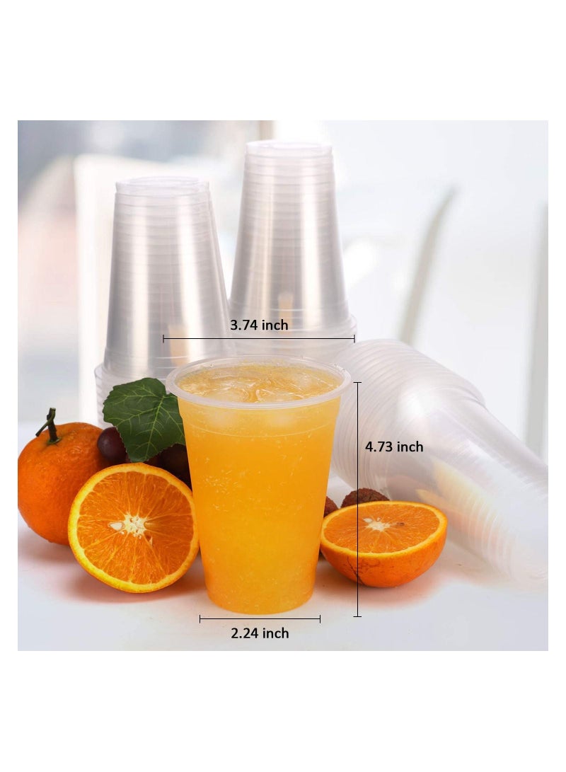 150 Pack 16 oz Clear Plastic Cups - Image 4