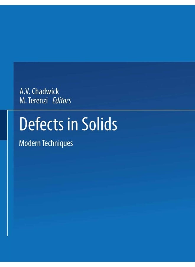 Defects in Solids: Modern Techniques 
