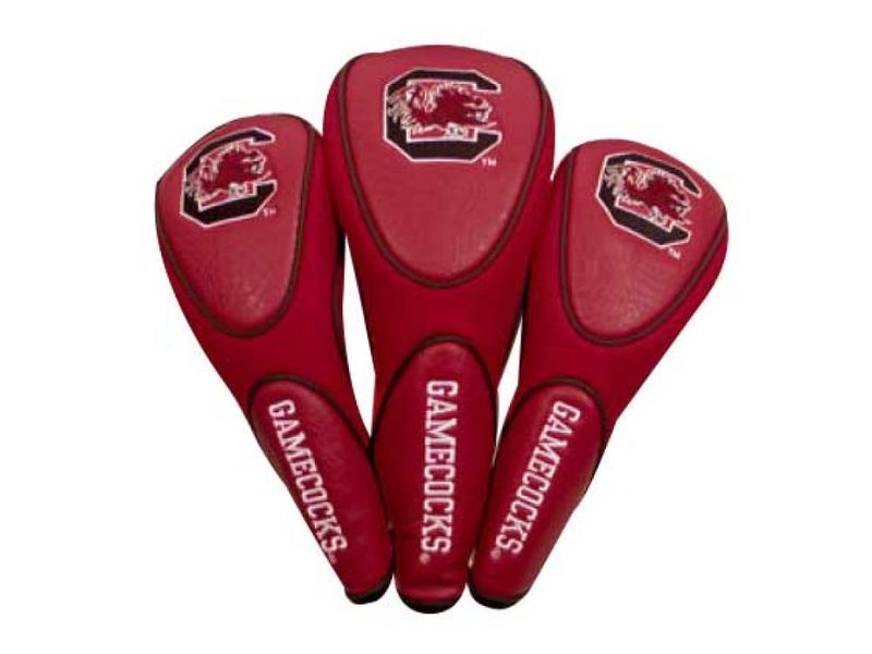 Team Golf NCAA South Carolina Gamecocks Contour Golf Club Headcovers (3 Count) Numbered 1, 3, & X, Fits Oversized Drivers, Utility, Rescue & Fairway Clubs, Velour lined for Extra Club Protection - Image 4