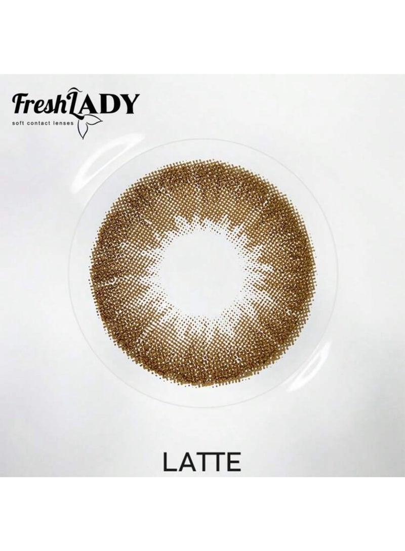 FRESH LADY Soft contact lenses for the eye - latte - Image 2