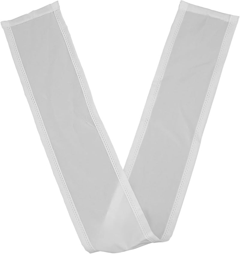 White Fabric Radiator Dust Cover 80cm Magnetic Scratch Resistant Heater Protector - Image 4