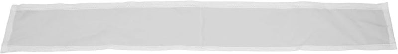 White Fabric Radiator Dust Cover 80cm Magnetic Scratch Resistant Heater Protector - Image 1