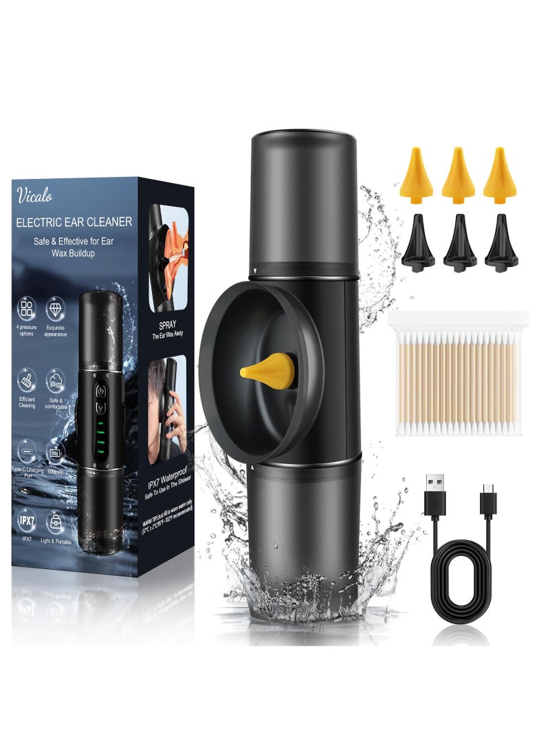 Vicalo Vicalo Electric Ear Cleaner - IPX7 Waterproof | USB-C Charging | 4 Cleaning Modes | Auto Drain | For Adults & Kids  - Image 1