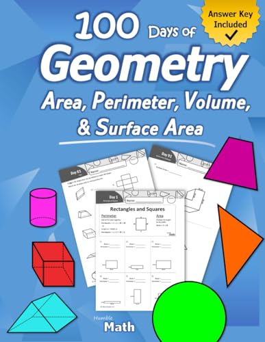 Humble Math Area Perimeter Volume And Surface Area 