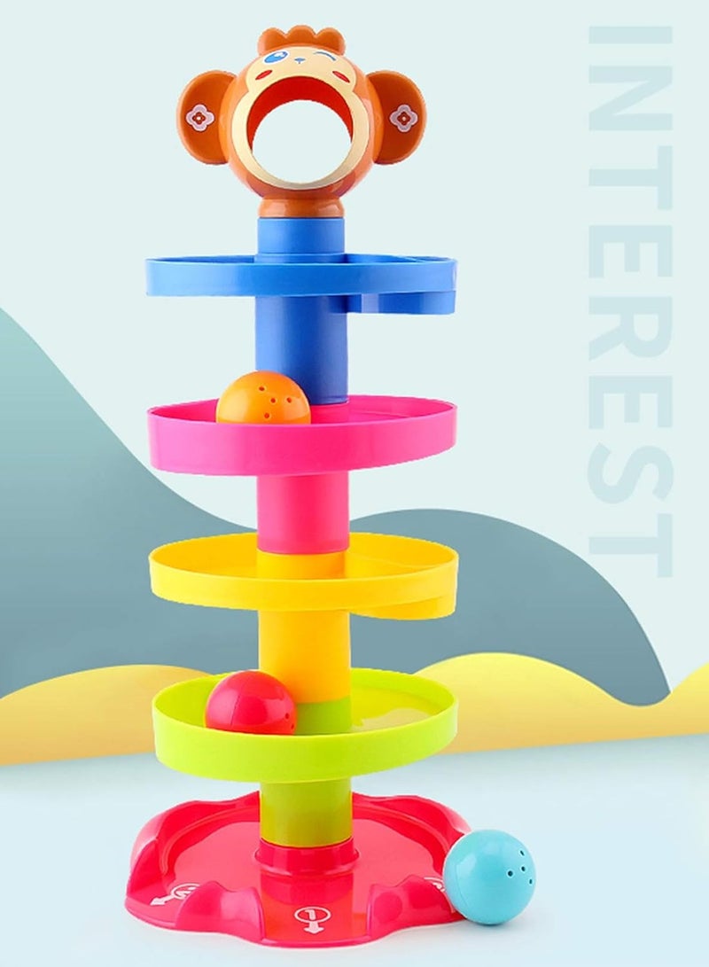 Roll Ball Multicolored Durable And Sturdy For Long Term Use Kids Toy 18x18x41cm  - Image 5