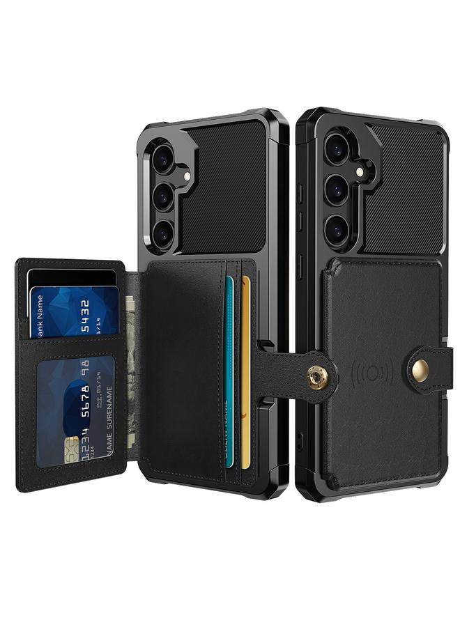 S-TOP Case For Samsung Galaxy A55 5G Magnetic Wallet Card Bag Leather Phone Case - Image 1