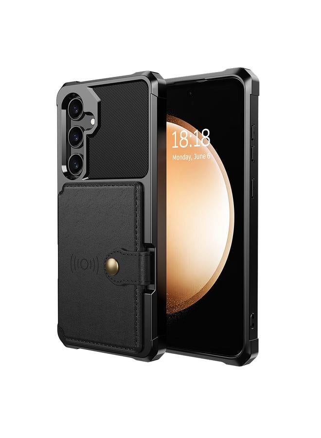 S-TOP Case For Samsung Galaxy A55 5G Magnetic Wallet Card Bag Leather Phone Case - Image 2