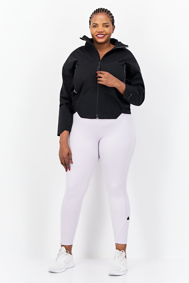 Adidas Women Sportswear Fit Long Sleeve Outdoor Jacket, Black - Image 4