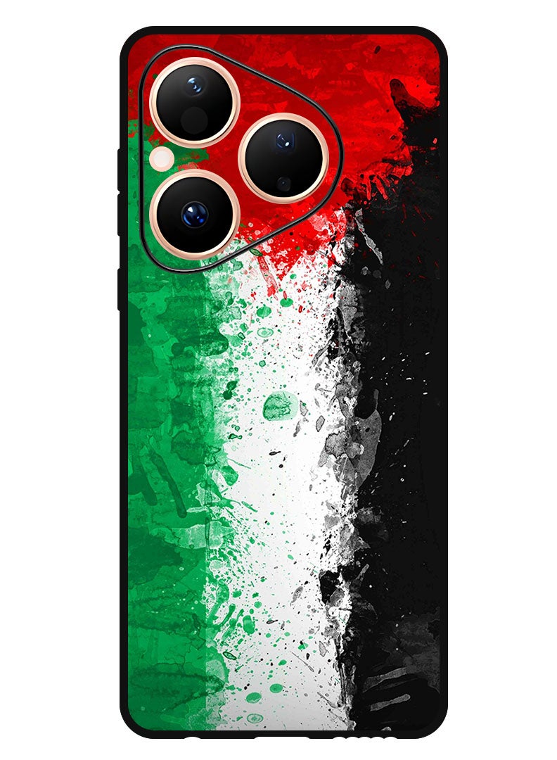 Theodor Case Compatible with Huawei Pura 80 6.6 Inch Protection Shockproof Bumper Cover Palestine Flag 1 - Image 1