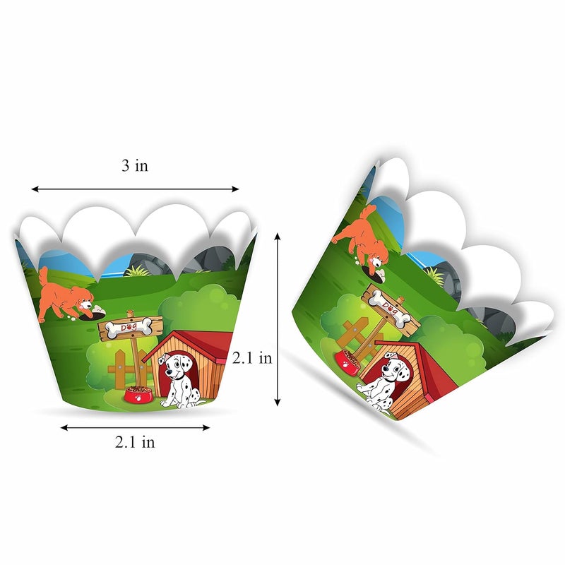Seyal Pupy Dog Cupcake Wrapper - Image 3