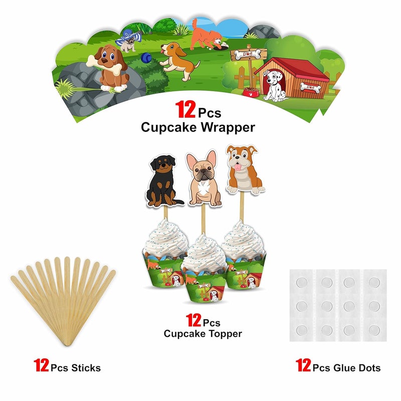 Seyal Pupy Dog Cupcake Wrapper - Image 4